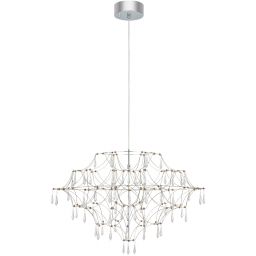 Markslöjd Efesos lampa wisząca 63x25 W stal-przezroczysta 108870