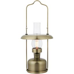 Markslöjd Fanos lampa stołowa zewnętrzna 1x2,5 W mosiądz 108894