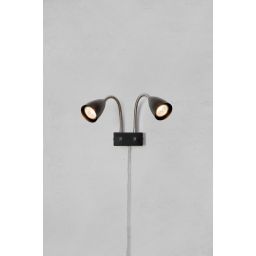 Markslöjd Ciro kinkiet 2x7 W czarny 108901