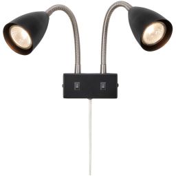 Markslöjd Ciro kinkiet 2x7 W czarny 108901