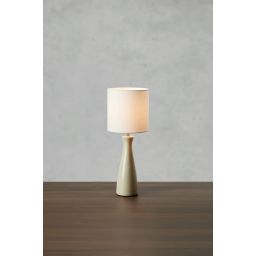 Markslöjd Birillo lampa stołowa 1x60 W biała-piaskowa 108906