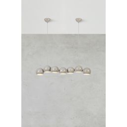 Markslöjd Cupolo lampa wisząca 7x40 W szary/popielaty 108914