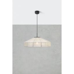Markslöjd Alia lampa wisząca 1x60 W czarna-beżowa 108955