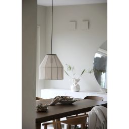 Markslöjd Aiko lampa wisząca 1x60 W czarna-beżowa 108956