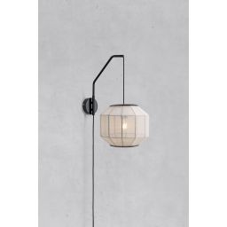 Markslöjd Asuka kinkiet 1x60 W biały-czarny 108957