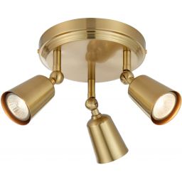 Markslöjd Tiny lampa podsufitowa 3x7 W mosiądz 108980