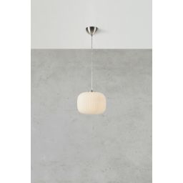 Markslöjd Sober lampa wisząca 1x40 W biała-nikiel 109008