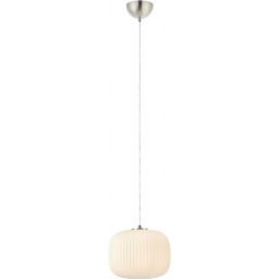 Markslöjd Sober lampa wisząca 1x40 W biała-nikiel 109008