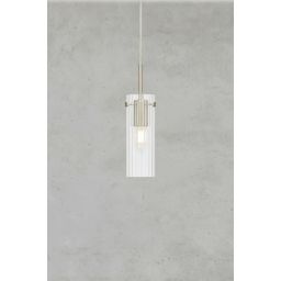 Markslöjd Tibia lampa wisząca 1x40 W przezroczysta-nikiel 109013