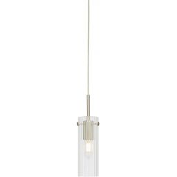 Markslöjd Tibia lampa wisząca 1x40 W przezroczysta-nikiel 109013