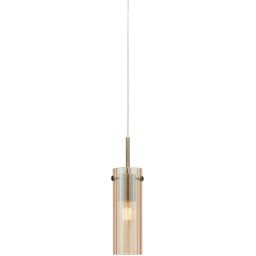 Markslöjd Tibia lampa wisząca 1x40 W mosiądz-bursztynowa 109015