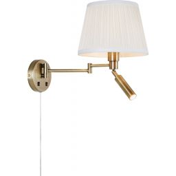 Markslöjd Pivot kinkiet 1x60 W mosiądz 109017