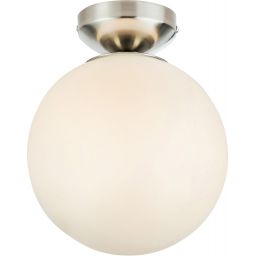 Markslöjd Stintino lampa podsufitowa 1x40 W biała-nikiel 109024