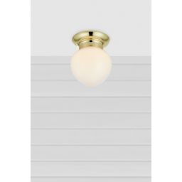 Markslöjd Ronda lampa podsufitowa 1x40 W biała-mosiądz 109030