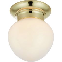 Markslöjd Ronda lampa podsufitowa 1x40 W biała-mosiądz 109030