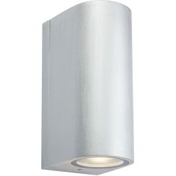 Markslöjd Alor kinkiet zewnętrzny 2x4,9 W srebrny 109112