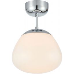 Markslöjd Rise lampa podsufitowa 1x40 W biała-chrom 109166