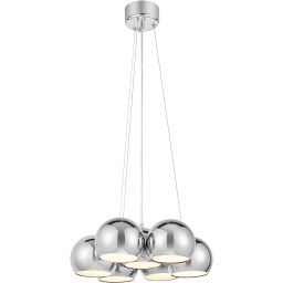 Markslöjd Cupolo lampa wisząca 7x40 W chrom 109167