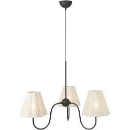 Markslöjd Veya lampa wisząca 3x40 W czarna-beżowa 109172
