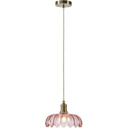 Markslöjd Kurage lampa wisząca 1x40 W antyczny mosiądz-różowa 109178