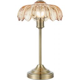 Markslöjd Kurage lampa stołowa 1x40 W antyczny mosiądz-bursztynowa 109180