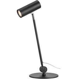 Markslöjd Arlo lampa biurkowa 1x4,9 W czarna 109183