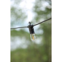 Markslöjd Vibe Extra girlanda zewnętrzna 15x2,7 W czarny-przezroczysta 109235