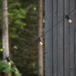 Markslöjd Vibe Extra girlanda zewnętrzna 15x2,7 W czarny-przezroczysta 109235