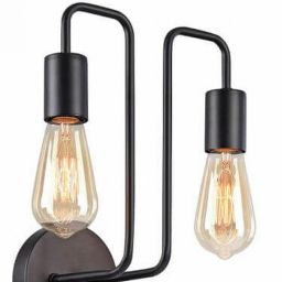 Maytoni Gilbert kinkiet 2x60W czarny T532WL-02B