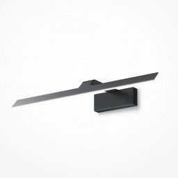 Maytoni Decart kinkiet 1x12W LED czarny/biały MIR010WL-L12B4K