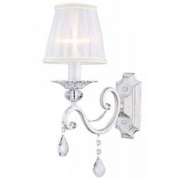Maytoni Grace kinkiet 1x40W biały/złoty ARM247-01-G