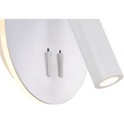 Maytoni Ios kinkiet 1x9W biały C176-WL-01-6W-W