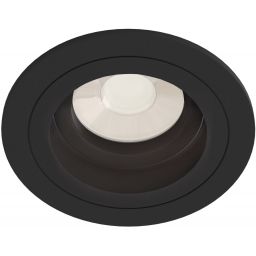 Maytoni Atom lampa do zabudowy 1x50W czarna DL025-2-01B