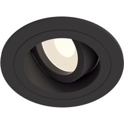 Maytoni Atom lampa do zabudowy 1x50W czarna DL025-2-01B