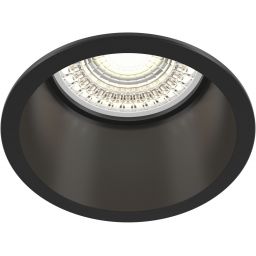 Maytoni Reif lampa do zabudowy 1x50W czarna DL049-01B