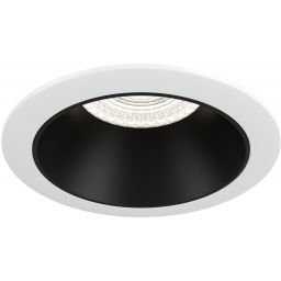 Maytoni Share lampa do zabudowy 1x15W czarny/biały DL053-01WB