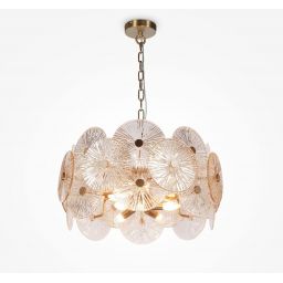 Maytoni Aster lampa wisząca 8x40 W złota MOD007PL-08G