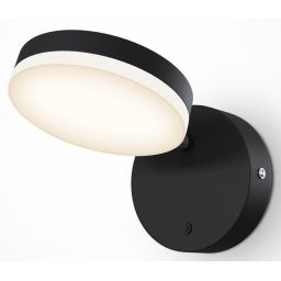 Maytoni Fad kinkiet 1x6 W czarny MOD070WL-L8B3K