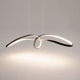 Maytoni Curve lampa wisząca 1x42 W czarna MOD156PL-L52B4K