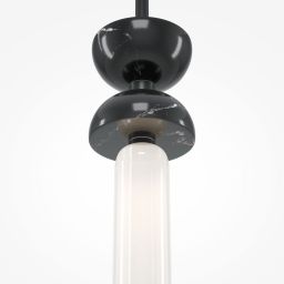 Maytoni Kyoto lampa wisząca 1x28 W czarna MOD178PL-01B