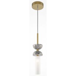 Maytoni Kyoto lampa wisząca 1x28 W szara MOD178PL-01GR