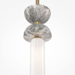 Maytoni Kyoto lampa wisząca 1x28 W szara MOD178PL-01GR