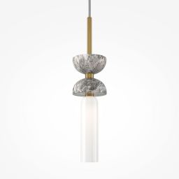 Maytoni Kyoto lampa wisząca 1x28 W szara MOD178PL-01GR