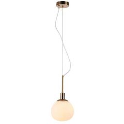 Maytoni Erich lampa wisząca 1x40W biała/złota MOD221-PL-01-G