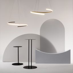 Maytoni Curve lampa wisząca 1x31 W złota MOD242PL-L33BSK