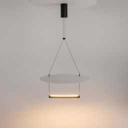 Maytoni Ambience lampa wisząca 1x30 W biała-czarna MOD280PL-L30B3K1