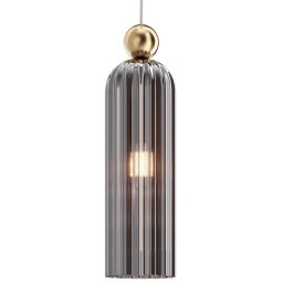 Maytoni Antic lampa wisząca 1x40 W szary/popielaty MOD302PL-01GR