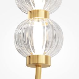 Maytoni Amulet lampa wisząca 1x16 W przezroczysta-złota MOD555PL-L11G3K