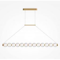 Maytoni Amulet lampa wisząca 1x22 W przezroczysta-złota MOD555PL-L18G3K
