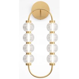 Maytoni Amulet kinkiet 1x16 W przezroczysty-złoty MOD555WL-L11G3K